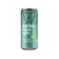 imagem Chá Preto com Limão Ice Tea Leão com Gás Lata 290ml